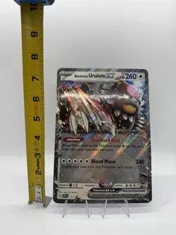 Pokemon TCG Jumbo Bloodmoon Ursaluna ex Black Star Promo Card - Image 2