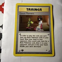 Good Manners - 1st Edition - 111/132 Gym Heroes - Pokemon TCG - 2000 - Image 1