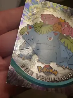 topps Pokemon TV Animation Series 1 Holo Foil #03 Venusaur #3 - Heavily Played - Image 2