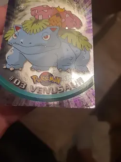 topps Pokemon TV Animation Series 1 Holo Foil #03 Venusaur #3 - Heavily Played - Image 3