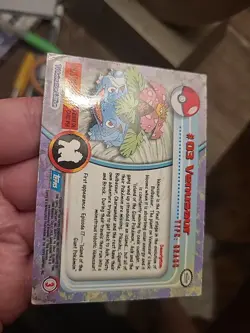 topps Pokemon TV Animation Series 1 Holo Foil #03 Venusaur #3 - Heavily Played - Image 5