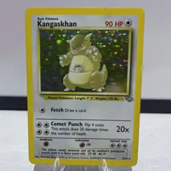 Pokemon TCG Kangaskhan Jungle 5/64 Holo Unlimited Holo Rare - Image 1