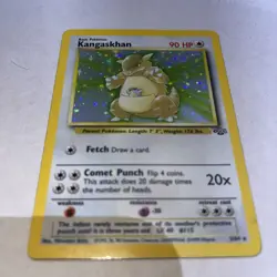 Pokemon TCG Kangaskhan Jungle 5/64 Holo Unlimited Holo Rare - Image 5