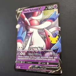 Dark Sylveon V Pokemon SWSH134 SWSH: Sword & Shield Promo Cards Holo JUMBO Card - Image 3