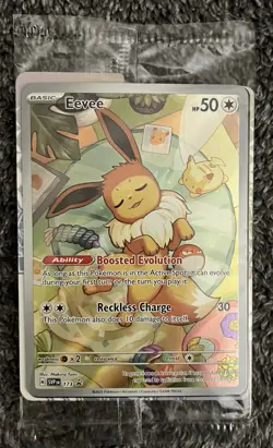 Pokemon TCG Eevee 173 Holo Promo Prismatic Evolutions Sealed Card - Image 1