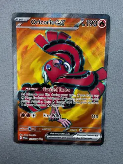 110/094 Oricorio ex Full Art Phantasmal Flames Ultra Rare Pokemon MINT - Image 2