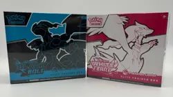 Set of Pokemon Center White Flare & Black Bolt ETB Elite Trainer Box Sealed - Image 1