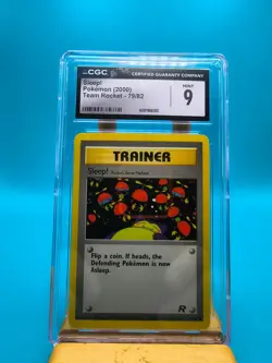 Sleep! #79 Snorlax (Pokemon Team Rocket April 24, 2000) Grade 9 MINT - Image 1