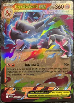 Mega Charizard X ex 013/94 ME02: Phantasmal Flames - Pokemon TCG - Double Rare - Image 1