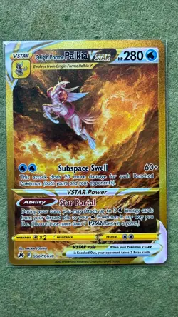 Pokemon Origin Forme Palkia VSTAR GG67/GG70 Crown Zenith: Galarian Gallery NM - Image 1