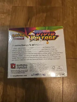 Pokemon Tcg Sword And Shield Vivid Voltage Booster Box 36 Packs New And Sealed - Image 2