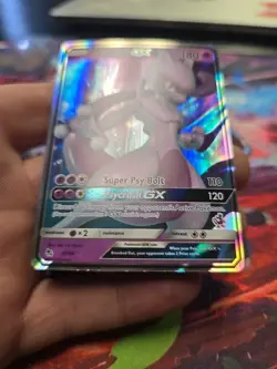 Pokemon Mewtwo GX TCG Holo Card 31/68 Symbol Battle Academy Stamped - Image 3