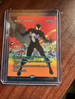 Mystic Confluence Borderless Foil Mythic Marvel Spider-Man Magic the Gathering - Image 1