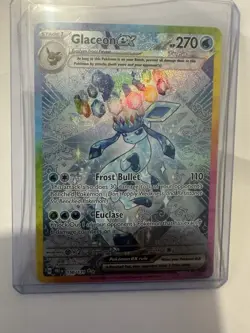 Pokemon TCG Glaceon EX Prismatic Evolutions Card 150/131 Near Mint Condition - Image 1