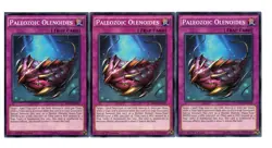 Yugioh- 3X Paleozoic Olenoides - Common - 1st Edition - MP17-EN122 - Light Play - Image 1