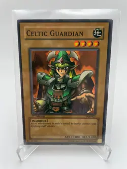 YU-GI-OH LEGEND BLUE EYES WHITE DRAGON 1ST EDITION CELTIC GUARDIAN LOB-007 WAVY - Image 1