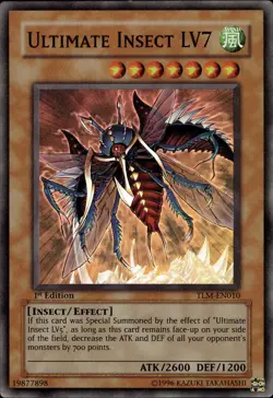 Ultimate Insect LV7 - Super Rare 1st Edition TLM-EN010 - LP - YuGiOh - Image 1