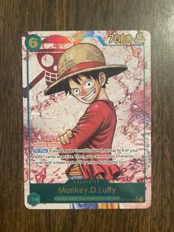 One Piece TCG OP13 Carrying On His Will Parallel SEC Monkey D. Luffy OP13-118 NM - Image 1