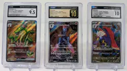 Pokemon TCG Graded Card Lot Of 3- CGC 9.5, 10, & Pristine 10 - Image 1