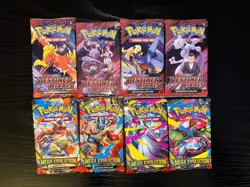 Factory sealed Pokemon TCG Mega Evolution destined rivals Booster Pack Lot of 8 - Image 1