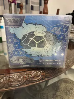 NEW Pokemon TCG: Stellar Crown Pokemon Center Exclusive Elite Trainer Box ETB - Image 1
