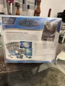 NEW Pokemon TCG: Stellar Crown Pokemon Center Exclusive Elite Trainer Box ETB - Image 2