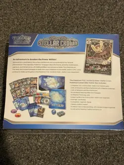 Pokemon Center Exclusive TCG Stellar Crown Elite Trainer Box ETB New & Sealed UK - Image 2