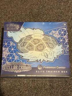 Pokemon Center Exclusive TCG Stellar Crown Elite Trainer Box ETB New & Sealed UK - Image 1