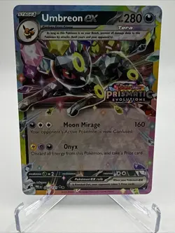 Umbreon Ex Stamped Surprise Box Promo 060/131 Pokemon Prismatic Evolutions NM - Image 1