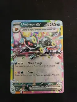 Pokemon Prismatic Evolutions Umbreon Ex Surprise Box Stamped Promo 060/131 - Image 1