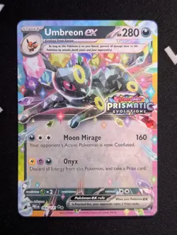 Umbreon Ex Stamped Surprise Box Promo 060/131 Pokemon Prismatic Evolutions NM - Image 1