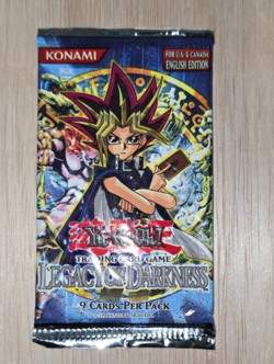 2-26 Konami Yu-Gi-Oh Legacy of Darkness 1996 Sealed pack 9 Cards 53334301862 - Image 1