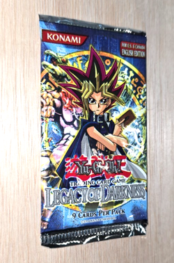 2-26 Konami Yu-Gi-Oh Legacy of Darkness 1996 Sealed pack 9 Cards 53334301862 - Image 3