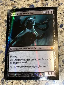 Visara the Dreadful Foil From the Vault Magic the Gathering TCG CARD NM - Image 1