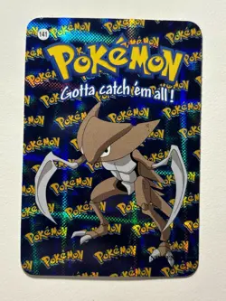 Kabutops 141 Pokemon Vending Prism Holo Sticker Card - Image 1
