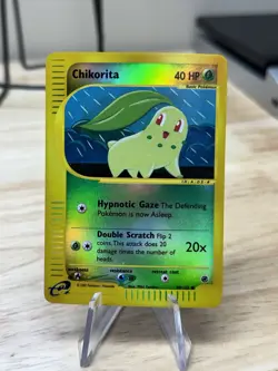 Pokemon TCG Chikorita Expedition 2002 Reverse Holo Card 99/165 - Image 1