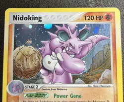 Nidoking Holo Card 8/112 Fire Red Leaf Green LP - Image 4