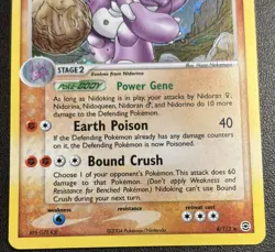 Nidoking Holo Card 8/112 Fire Red Leaf Green LP - Image 5