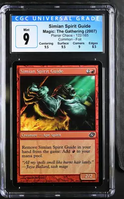 SIMIAN SPIRIT GUIDE Planar Chaos Foil CGC 9 MTG [Nostalgium] - Image 1