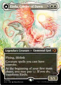 Eirdu, Carrier of Dawn (Borderless) M Lorwyn Eclipsed 286 NM - Image 1