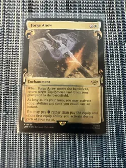 Forge Anew (Showcase Scrolls) - FOIL - Lord of the Rings: Tales of Middle - NM - Image 1