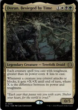 MTG Doran, Besieged by Time (215) | NM | Lorwyn Eclipsed {ECL} - Image 1