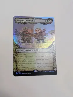 MTG - Brigid's Command (Showcase Foil) - Lorwyn Eclipsed NM/M Condition - Image 1