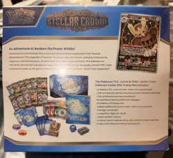 Pokemon Center Exclusive Stellar Crown Elite Trainer Box ETB - Sealed - Image 2