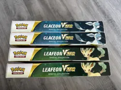 NEW SEALED Pokemon Glaceon & Leafeon VStar Boxes SET OF 4(2x leafeon 2x glaceon) - Image 3