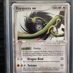 PSA 7 RAYQUAZA EX HOLO 2006 Pokemon Black Star Promos #039 - Image 2