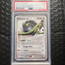 PSA 7 RAYQUAZA EX HOLO 2006 Pokemon Black Star Promos #039 - Image 5