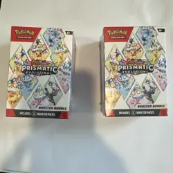 Pokemon TCG Prismatic Evolutions Booster Bundle Lot of 2 Factory Sealed - Image 1