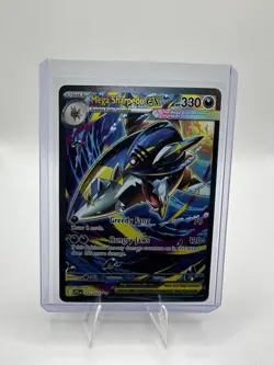 Pokemon Mega Sharpedo ex 127/094 Phantasmal Flames Holo Illustration Rare EX - Image 1