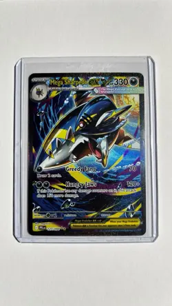 Pokemon Mega Sharpedo ex 127/094 - Phantasmal Flames - Near Mint - Full Art Holo - Image 3